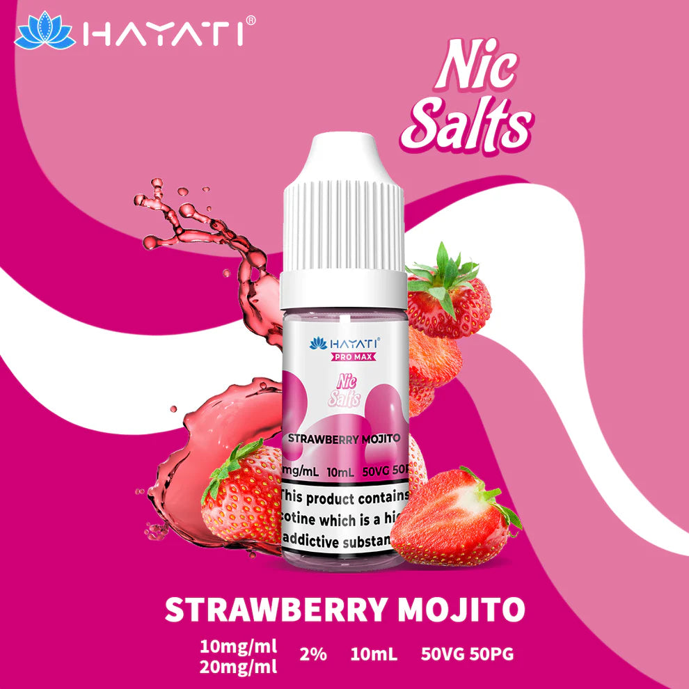 Hayati Pro Max Salts 10ml | Nic Salts | 50VG/50PG MTL Vaping