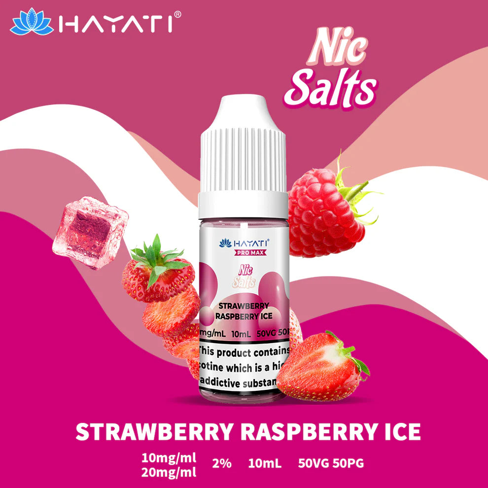 Hayati Pro Max Salts 10ml | Nic Salts | 50VG/50PG MTL Vaping