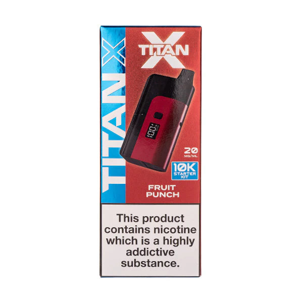 Titan X Prefilled Pod Kit | 10000 Puffs | Boost Mode | MTL | UK
