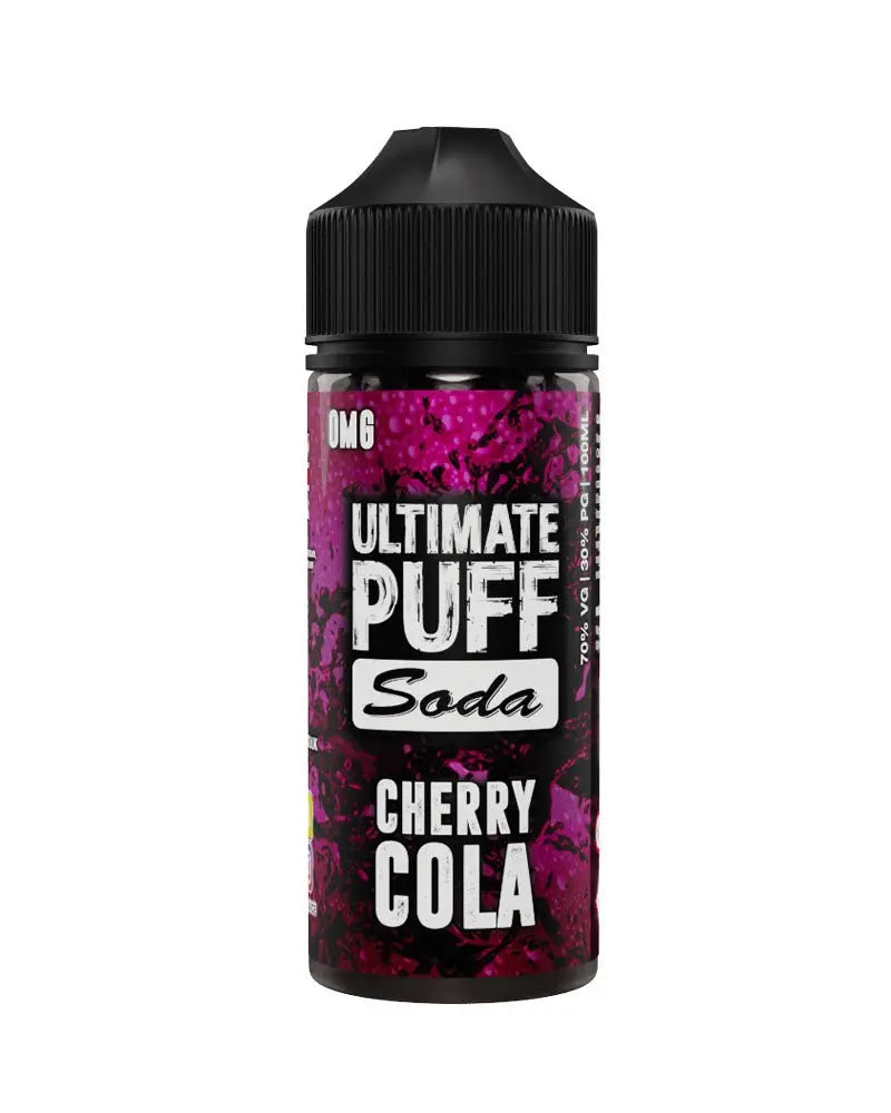 Ultimate Puff Soda E-Liquid 100ml - Premium Fizzy Cola & Fruit Flavors | 70VG UK Made