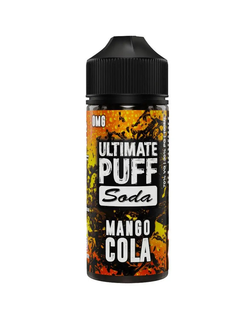 Ultimate Puff Soda E-Liquid 100ml - Premium Fizzy Cola & Fruit Flavors | 70VG UK Made