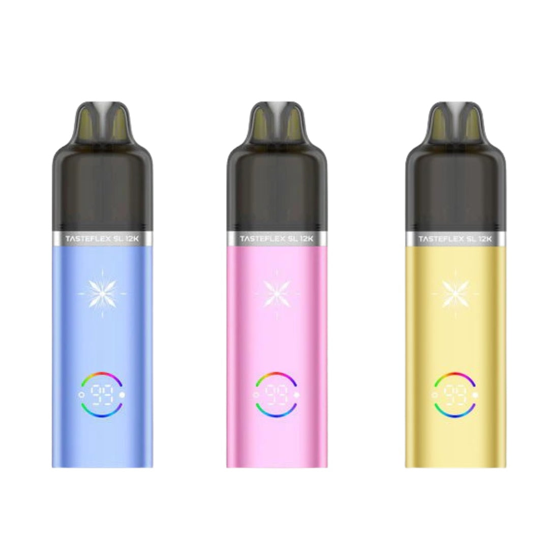 OXVA Tasteflex 12K Device | 900mAh Rechargeable Pod Kit | Dual Mode System | Circular Display | Adjustable Airflow | 12000 Puffs