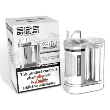 SKE Crystal 2400 4-in-1 Pod Kit: Ultimate Multi-Flavor Experience