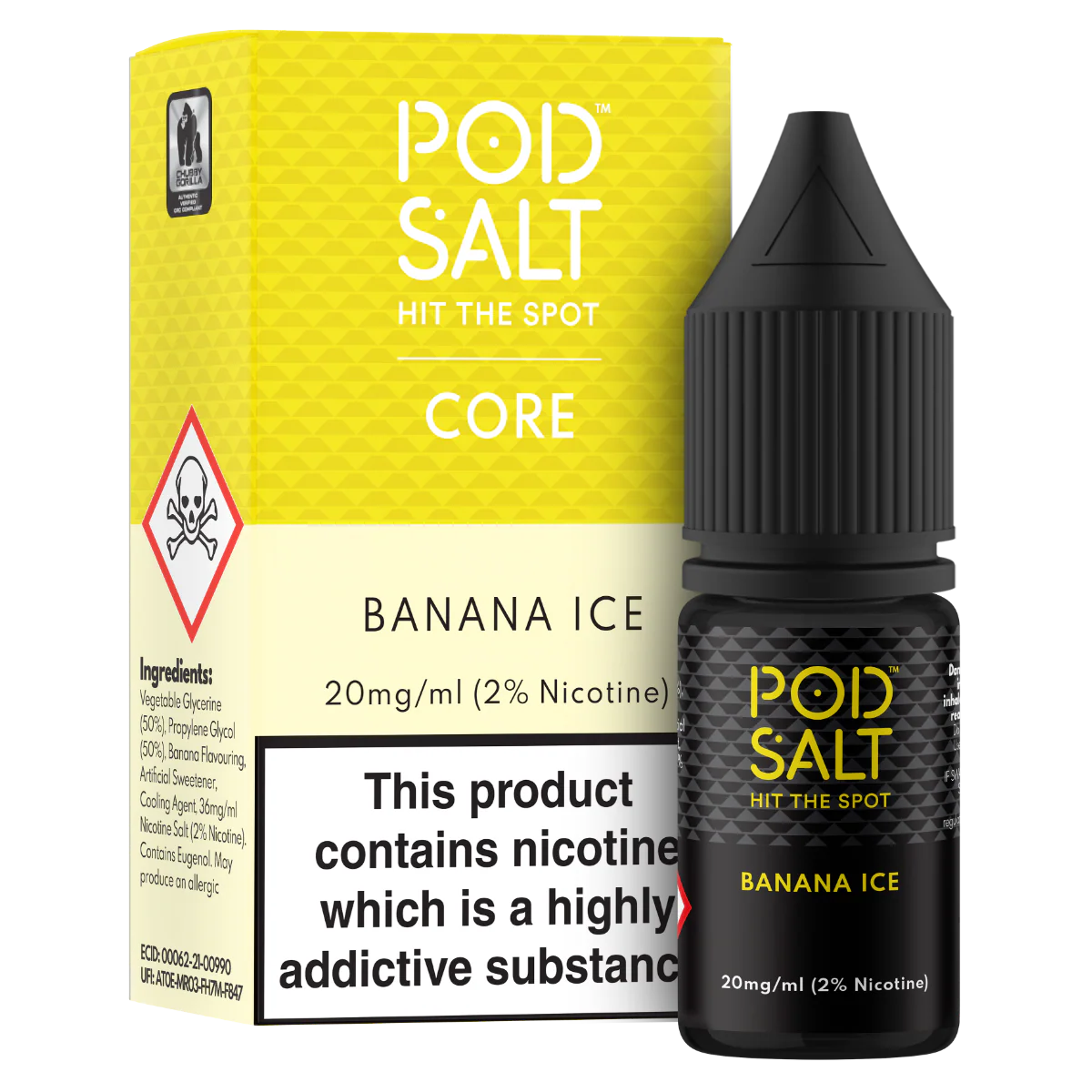 Pod Salt | Premium Nicotine Salt E-Liquids | Core, Nexus, Fusion | 11mg to 20mg | 50VG/50PG MTL