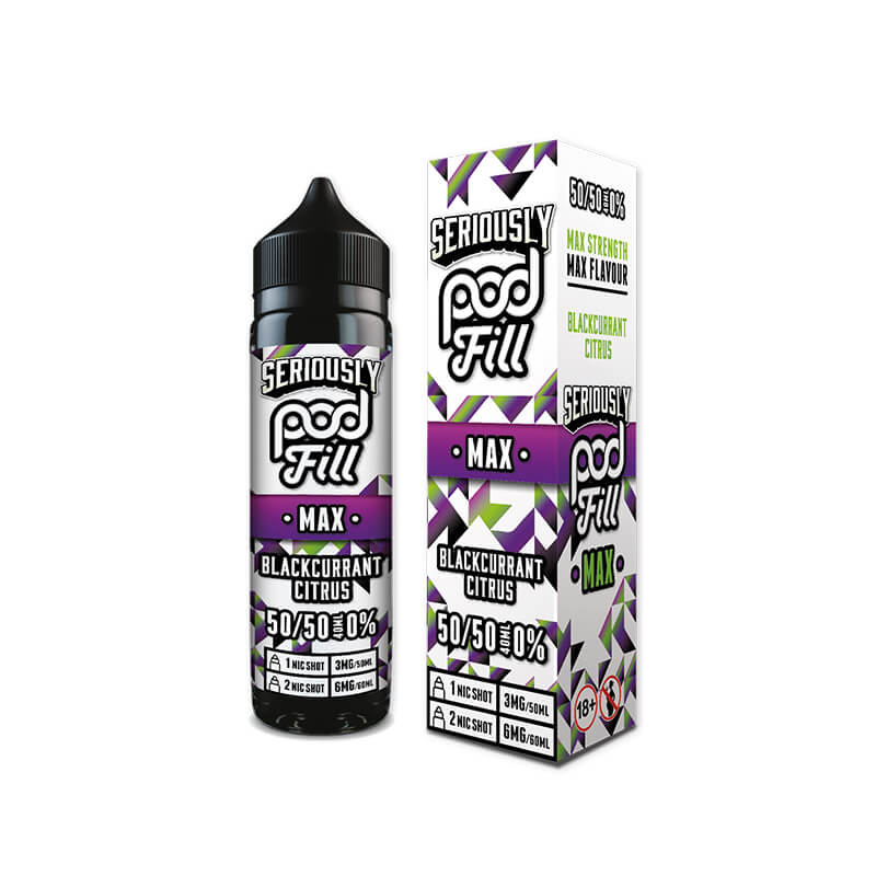Doozy Seriously Pod Fill Max 50/50 50ML - Double Concentrated E-Liquid | Premium UK Vape Juice