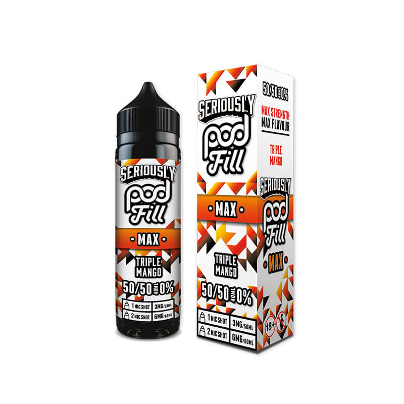 Doozy Seriously Pod Fill Max 50/50 50ML - Double Concentrated E-Liquid | Premium UK Vape Juice