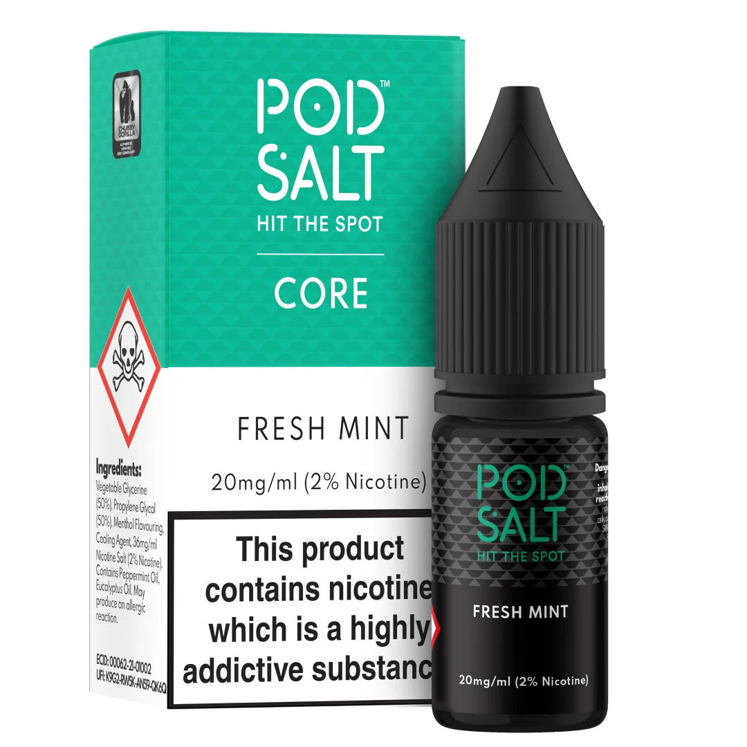 Pod Salt | Premium Nicotine Salt E-Liquids | Core, Nexus, Fusion | 11mg to 20mg | 50VG/50PG MTL