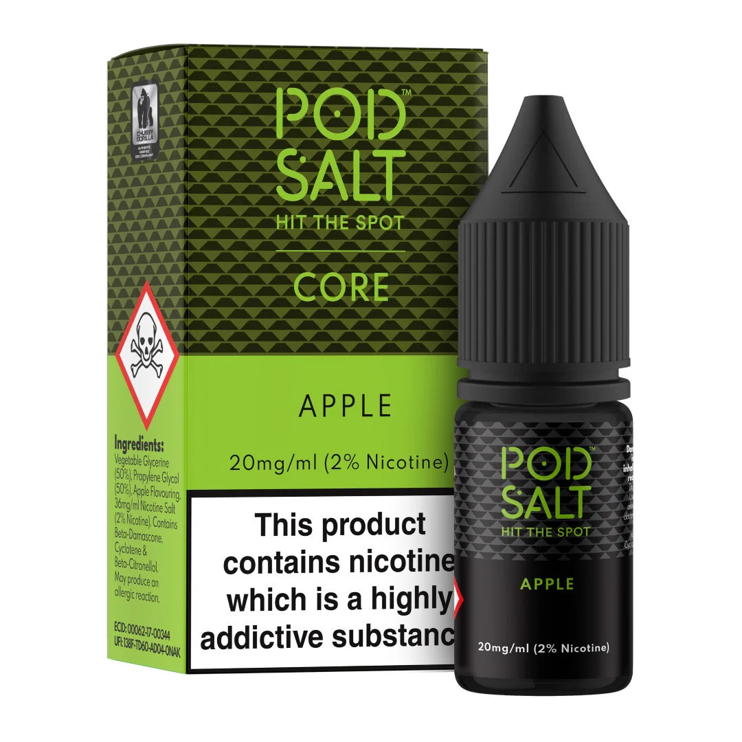 Pod Salt | Premium Nicotine Salt E-Liquids | Core, Nexus, Fusion | 11mg to 20mg | 50VG/50PG MTL