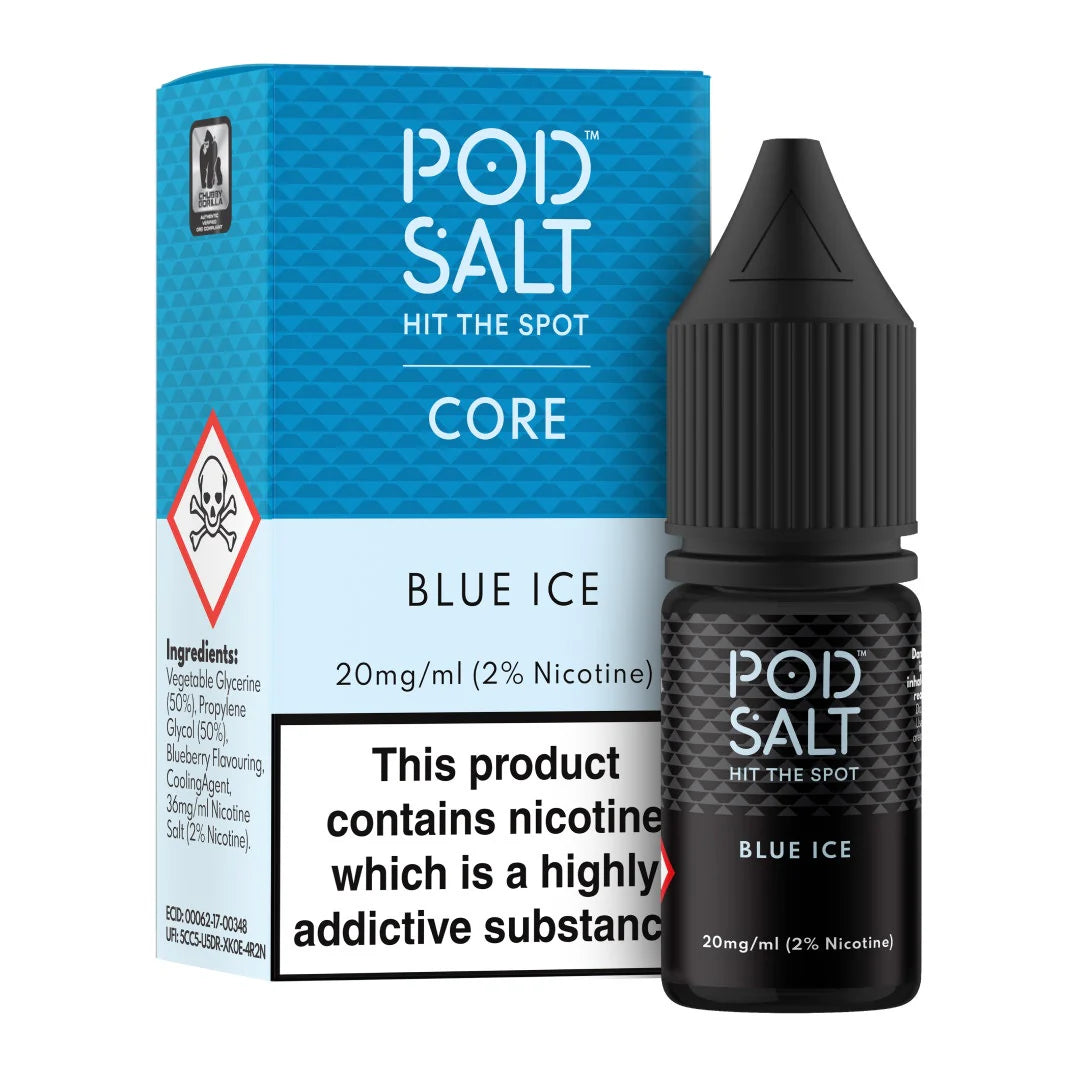 Pod Salt | Premium Nicotine Salt E-Liquids | Core, Nexus, Fusion | 11mg to 20mg | 50VG/50PG MTL