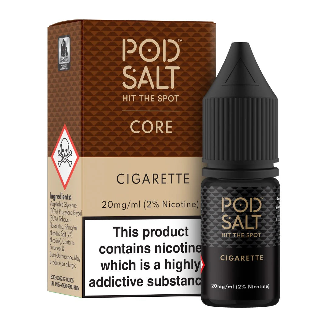 Pod Salt | Premium Nicotine Salt E-Liquids | Core, Nexus, Fusion | 11mg to 20mg | 50VG/50PG MTL
