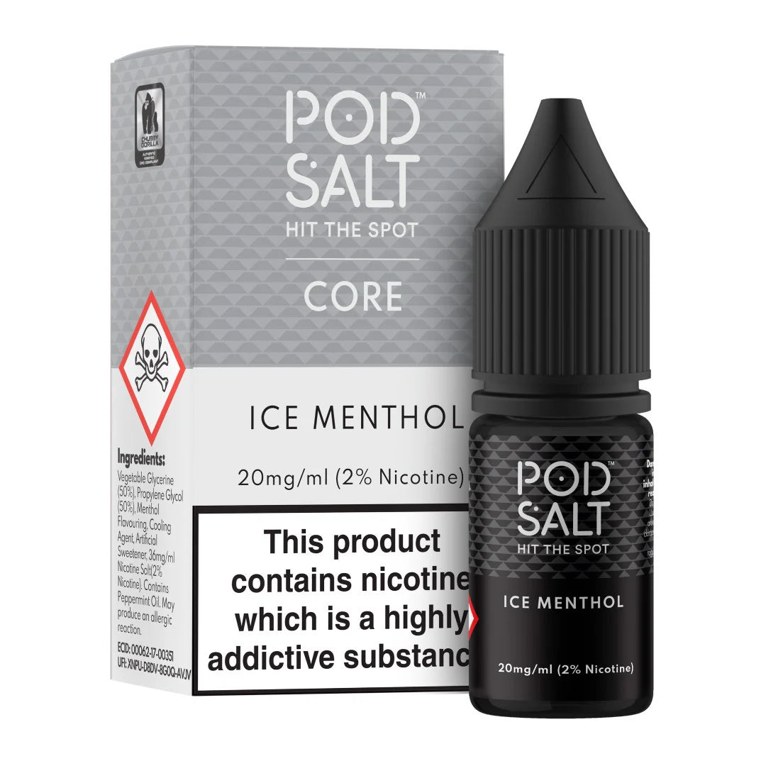 Pod Salt | Premium Nicotine Salt E-Liquids | Core, Nexus, Fusion | 11mg to 20mg | 50VG/50PG MTL