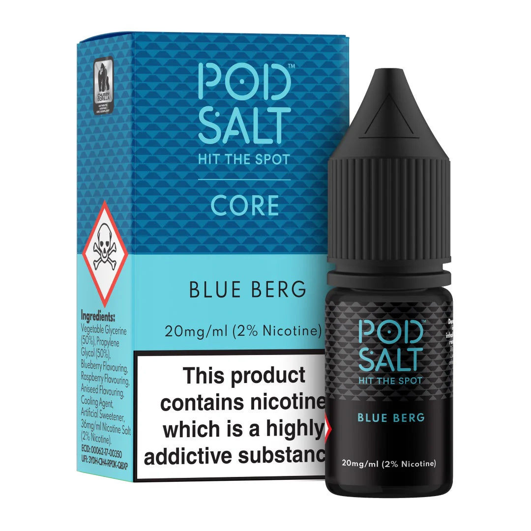Pod Salt | Premium Nicotine Salt E-Liquids | Core, Nexus, Fusion | 11mg to 20mg | 50VG/50PG MTL