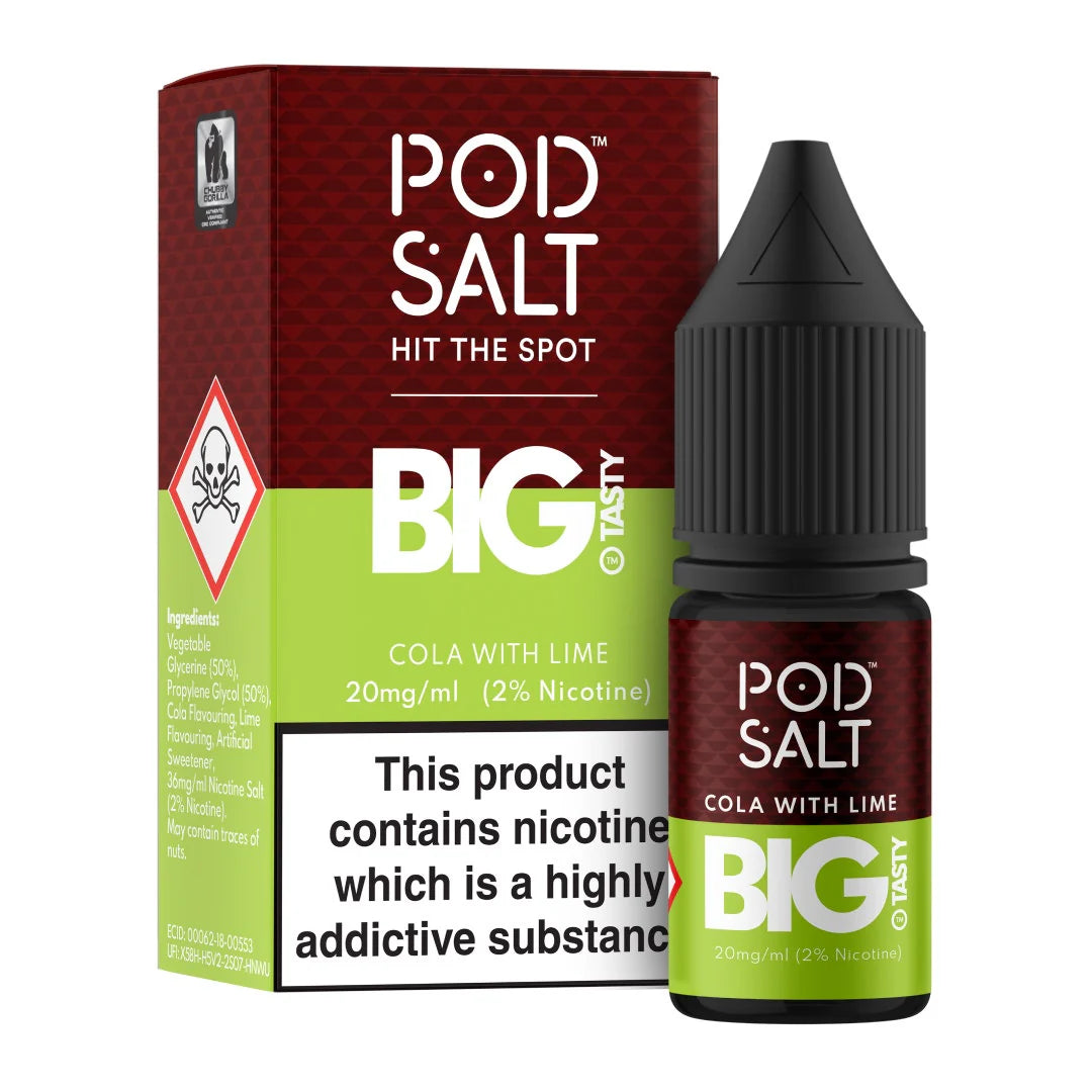 Pod Salt | Premium Nicotine Salt E-Liquids | Core, Nexus, Fusion | 11mg to 20mg | 50VG/50PG MTL