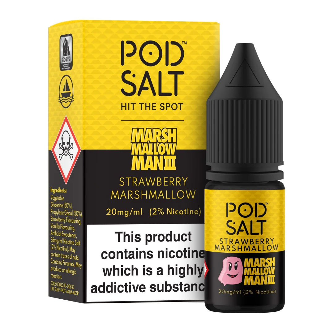 Pod Salt | Premium Nicotine Salt E-Liquids | Core, Nexus, Fusion | 11mg to 20mg | 50VG/50PG MTL