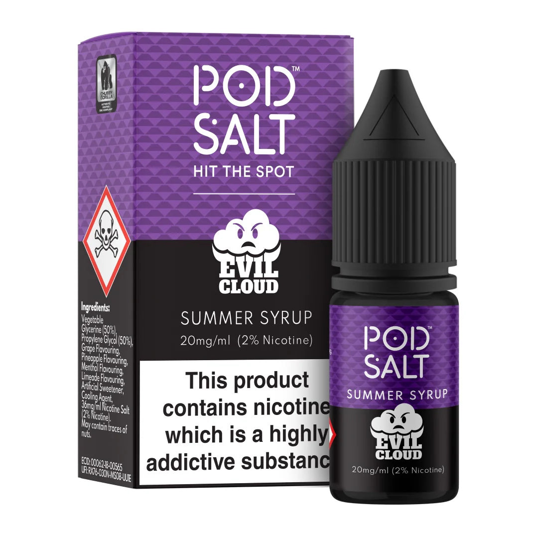 Pod Salt | Premium Nicotine Salt E-Liquids | Core, Nexus, Fusion | 11mg to 20mg | 50VG/50PG MTL
