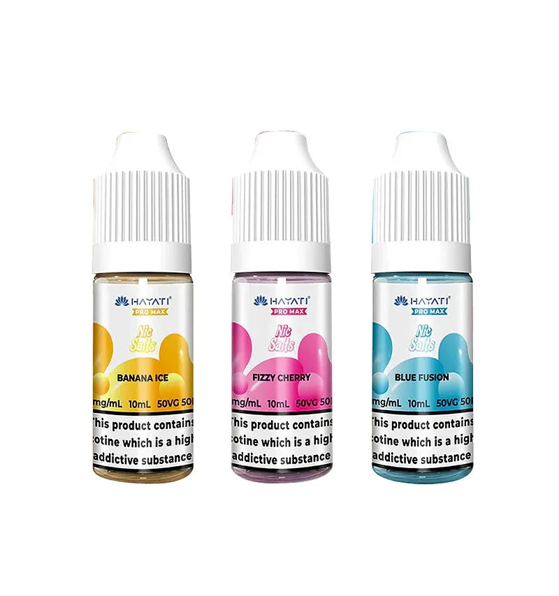 Hayati Pro Max Salts 10ml | Nic Salts | 50VG/50PG MTL Vaping