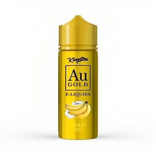 Kingston AU Gold 100ml Shortfill E-Liquid | Premium British 70VG | 30,000 Puffs