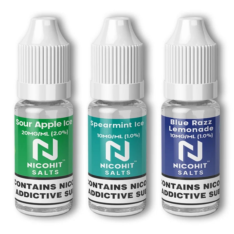 Nicohit Salts Nicotine Salt E-Liquids | UK Made Premium Nic Salts 10ml