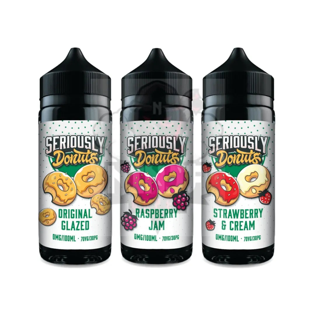 Doozy Seriously Donuts 100ml - Premium Dessert E-Liquid Collection | 6 Authentic Donut Flavours