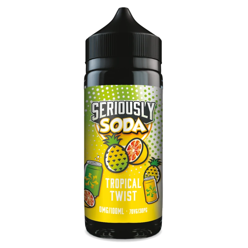 Doozy Seriously Soda 100ml E-Liquid | Premium Fizzy Soda Shortfill | 70/30 VG Sub-Ohm | 6 Authentic Flavours | UK Made