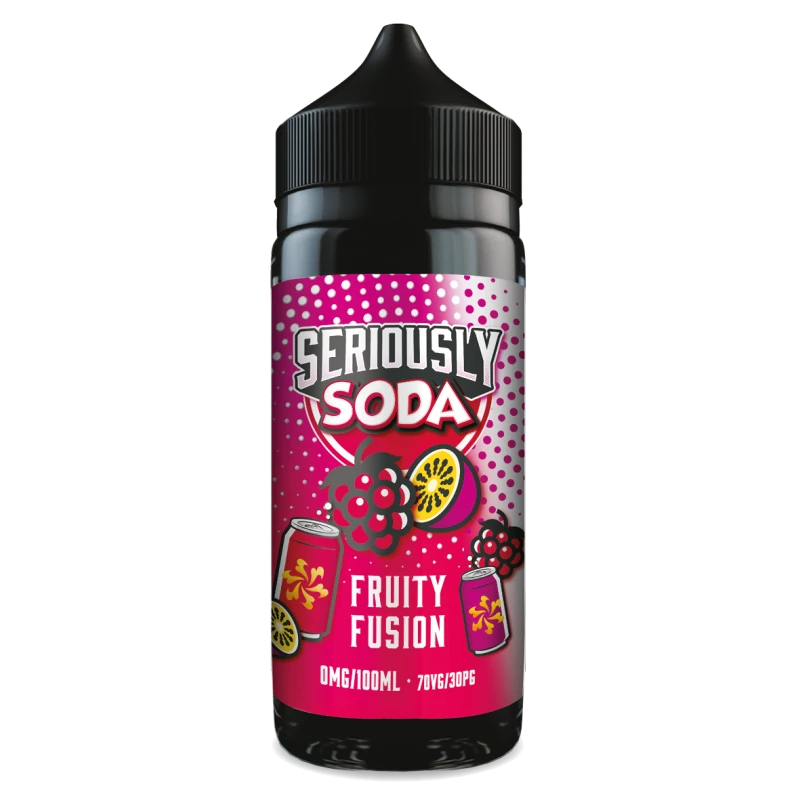 Doozy Seriously Soda 100ml E-Liquid | Premium Fizzy Soda Shortfill | 70/30 VG Sub-Ohm | 6 Authentic Flavours | UK Made