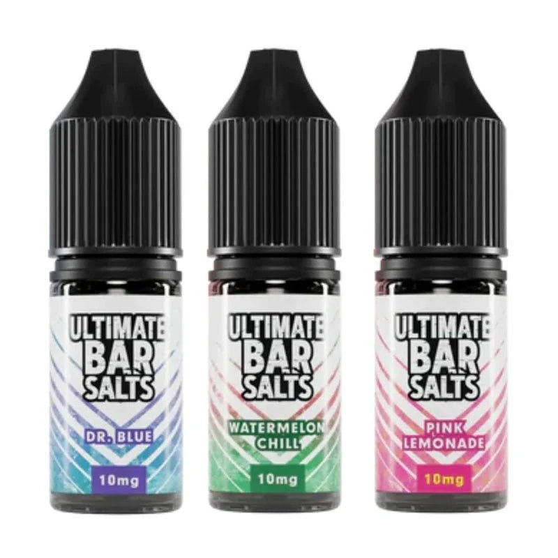 Ultimate Bar Salts 10ml Nic Salt E-Liquid | 10mg & 20mg | Disposable-Inspired Flavours | 50/50 VG/PG | UK Made