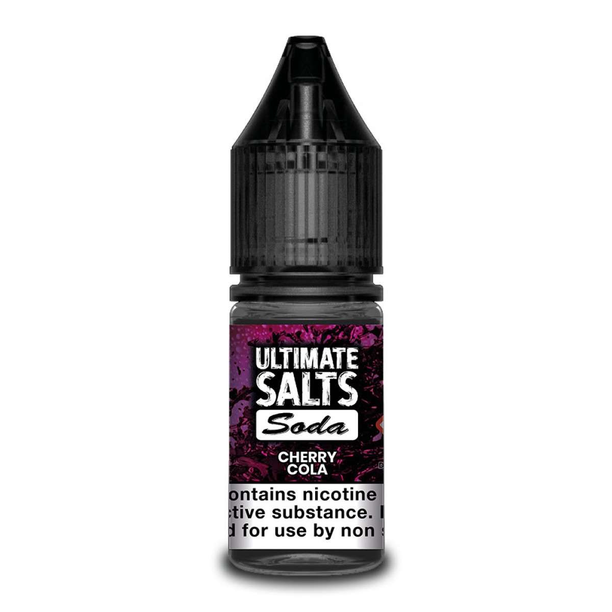 Ultimate Salts Soda 10ml Nicotine Salt E-Liquid | Fizzy Cola Flavours 10mg 20mg | Cherry Cola Original Cola Lemon Lime