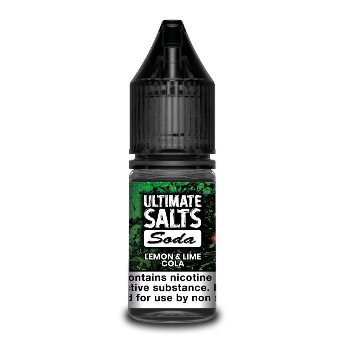 Ultimate Salts Soda 10ml Nicotine Salt E-Liquid | Fizzy Cola Flavours 10mg 20mg | Cherry Cola Original Cola Lemon Lime