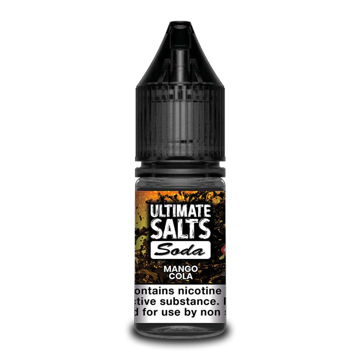Ultimate Salts Soda 10ml Nicotine Salt E-Liquid | Fizzy Cola Flavours 10mg 20mg | Cherry Cola Original Cola Lemon Lime