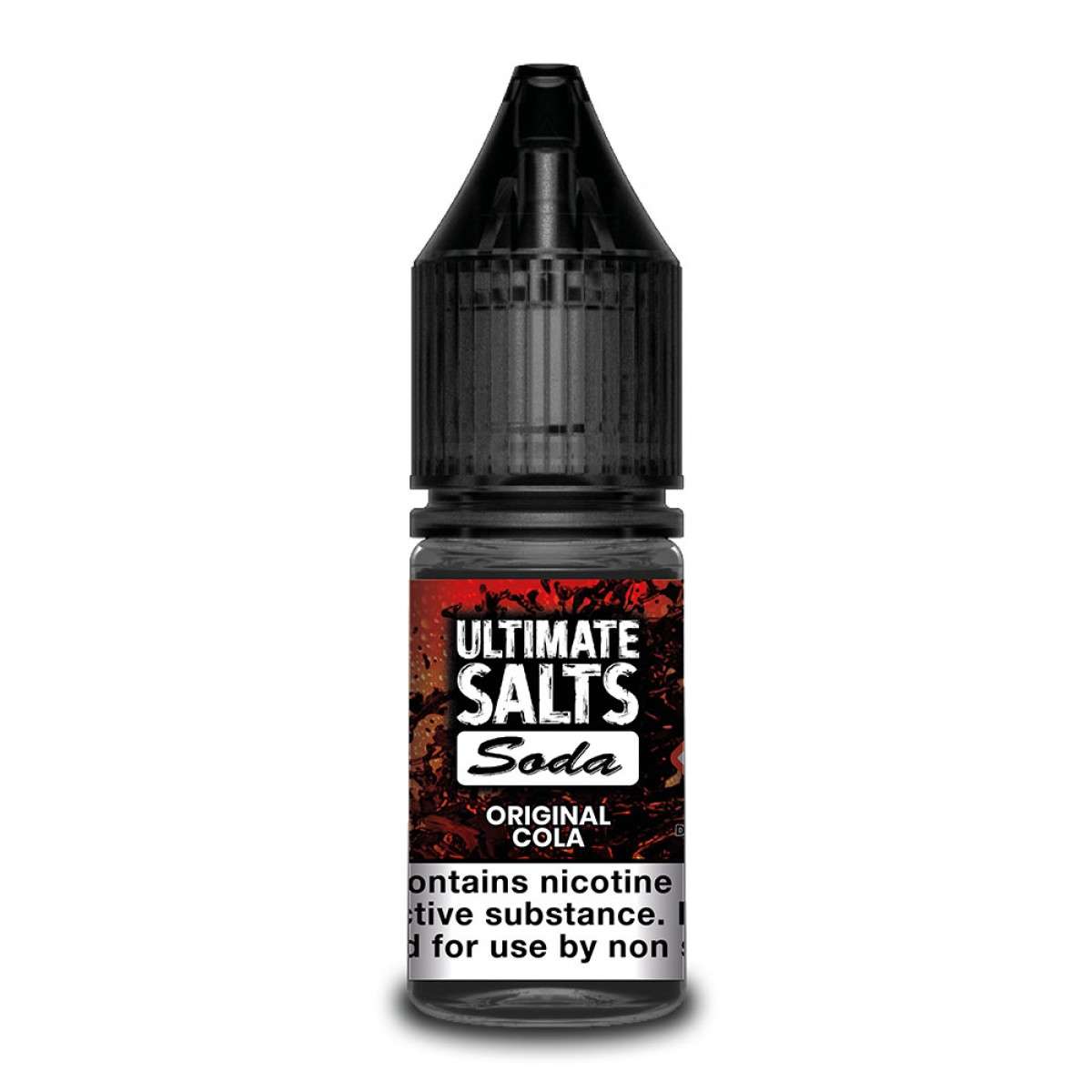 Ultimate Salts Soda 10ml Nicotine Salt E-Liquid | Fizzy Cola Flavours 10mg 20mg | Cherry Cola Original Cola Lemon Lime