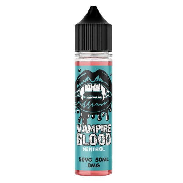 V Blood E Liquid 50ml | Shake & Vape | 50/50 VG MTL | 27 Authentic Flavours
