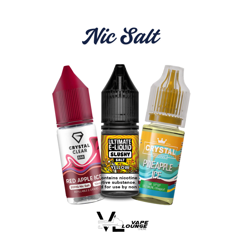 Nic Salts E-Liquids UK | 5mg-20mg Nicotine Salts | 2026