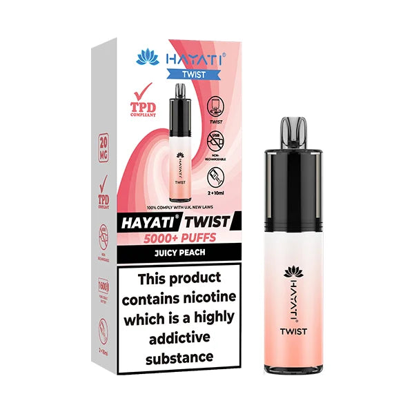 Hayati Twist 5000: Revolutionary Disposable Vape with Advanced Lock Technology
