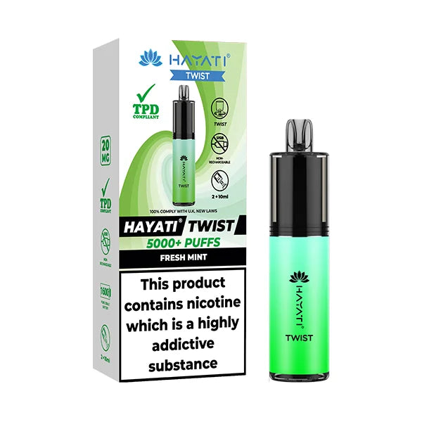 Hayati Twist 5000: Revolutionary Disposable Vape with Advanced Lock Technology
