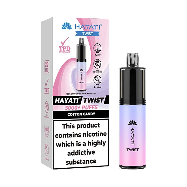 Hayati Twist 5000: Revolutionary Disposable Vape with Advanced Lock Technology
