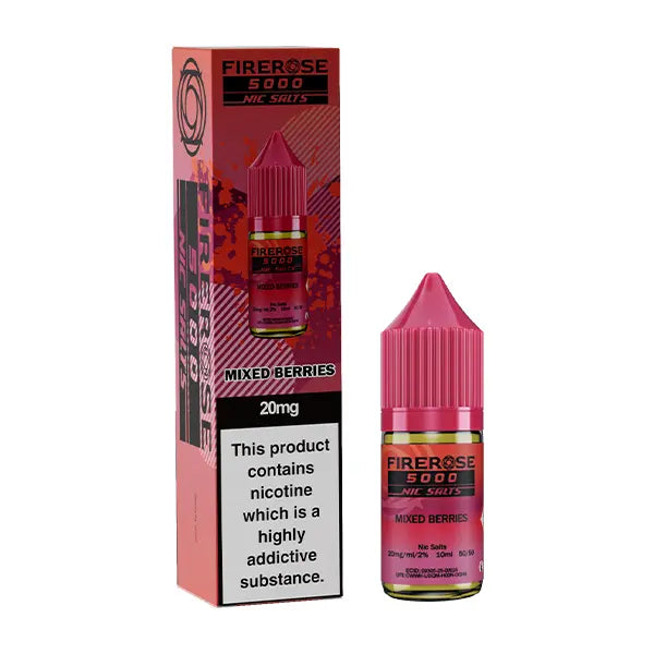 Elux Firerose 5000 Salts 10ml | Nic Salts | 50VG/50PG MTL Vaping