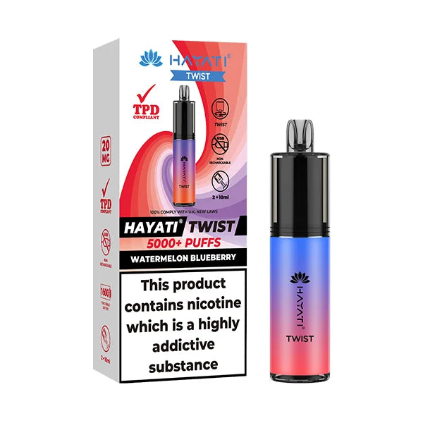 Hayati Twist 5000: Revolutionary Disposable Vape with Advanced Lock Technology