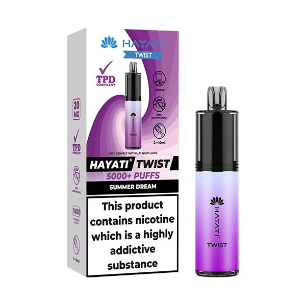 Hayati Twist 5000: Revolutionary Disposable Vape with Advanced Lock Technology