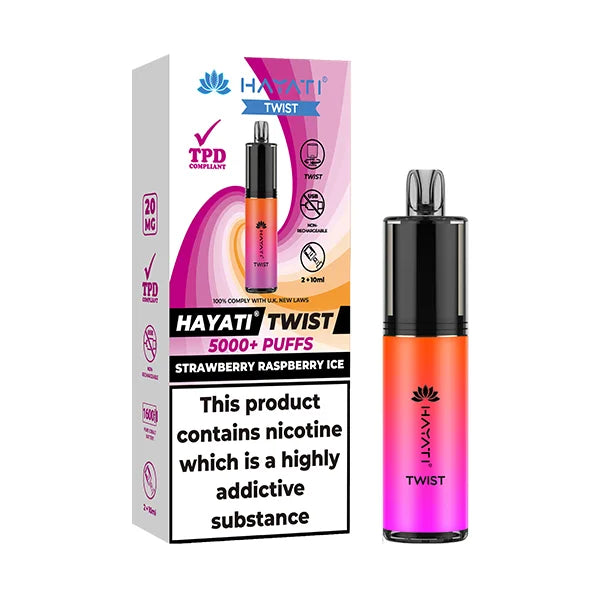 Hayati Twist 5000: Revolutionary Disposable Vape with Advanced Lock Technology