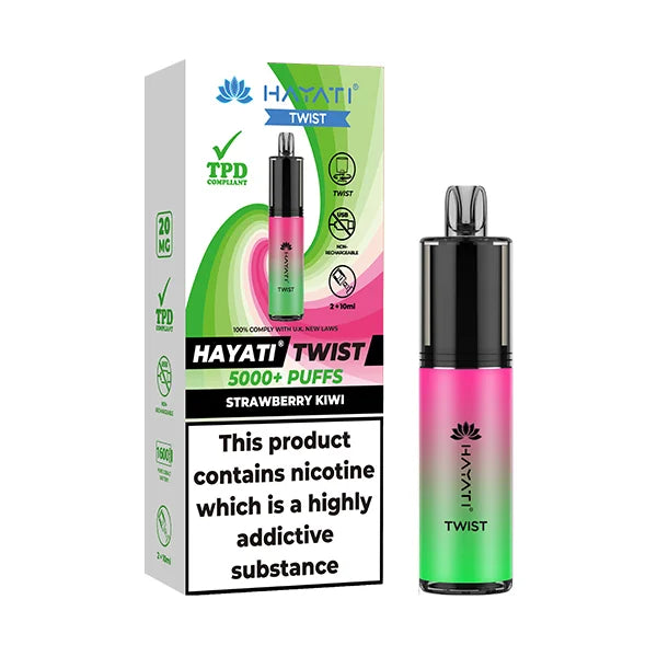 Hayati Twist 5000: Revolutionary Disposable Vape with Advanced Lock Technology