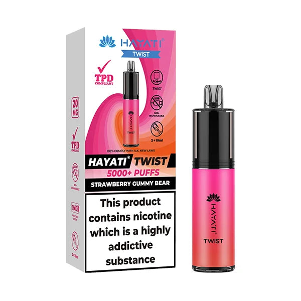 Hayati Twist 5000: Revolutionary Disposable Vape with Advanced Lock Technology