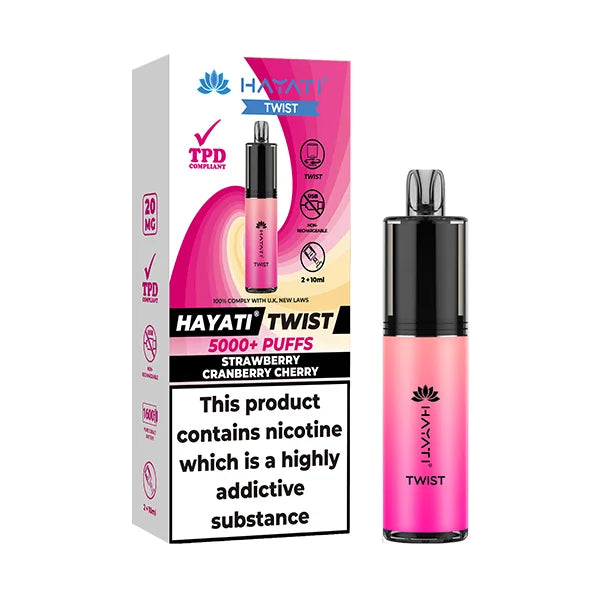 Hayati Twist 5000: Revolutionary Disposable Vape with Advanced Lock Technology