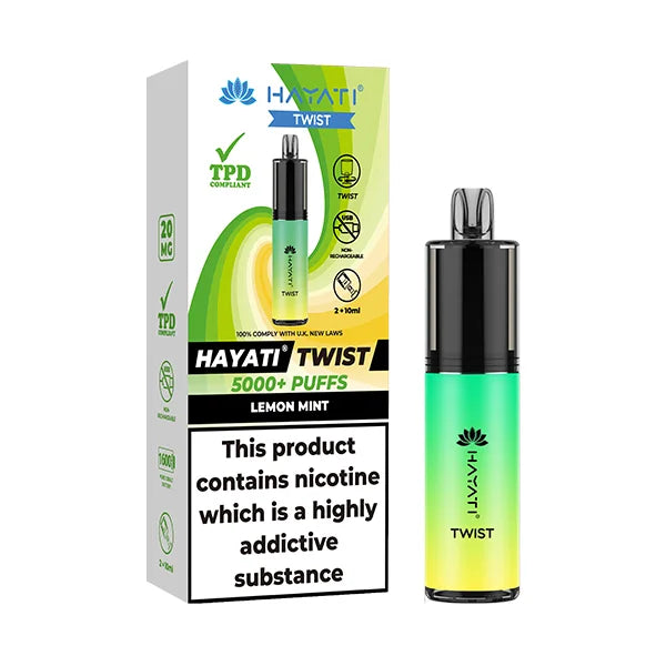 Hayati Twist 5000: Revolutionary Disposable Vape with Advanced Lock Technology