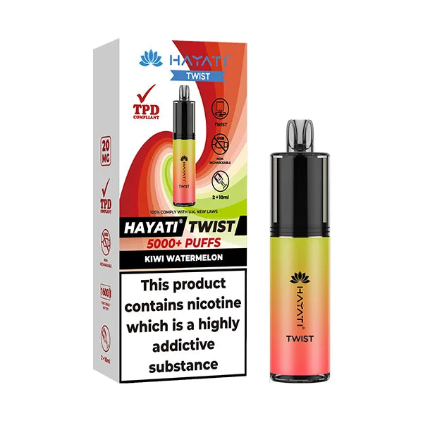 Hayati Twist 5000: Revolutionary Disposable Vape with Advanced Lock Technology