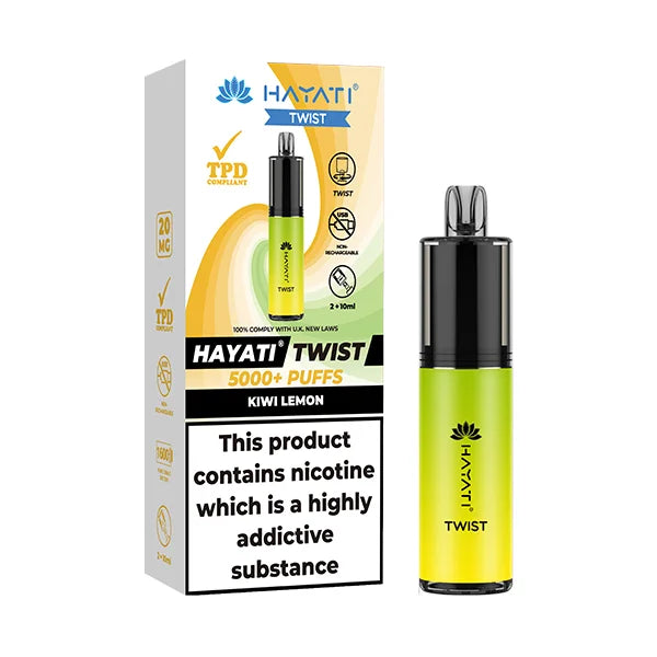 Hayati Twist 5000: Revolutionary Disposable Vape with Advanced Lock Technology