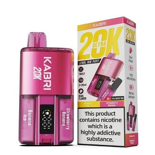 Kabri 20K Ultra: The Ultimate Dual-Flavor Vaping Experience