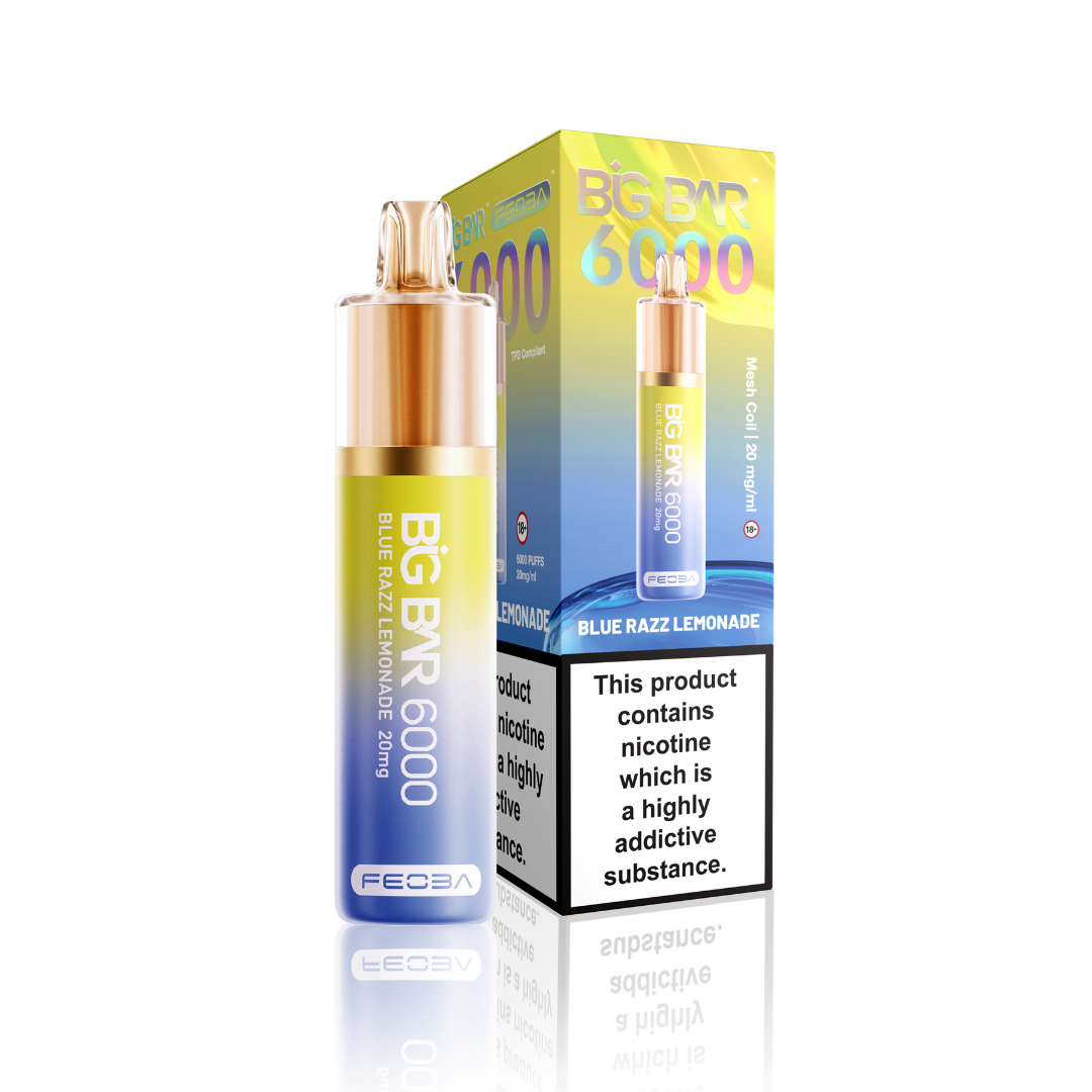 Feoba Big Bar 6000 | Rechargeable Disposable Vape | 1750mAh Battery