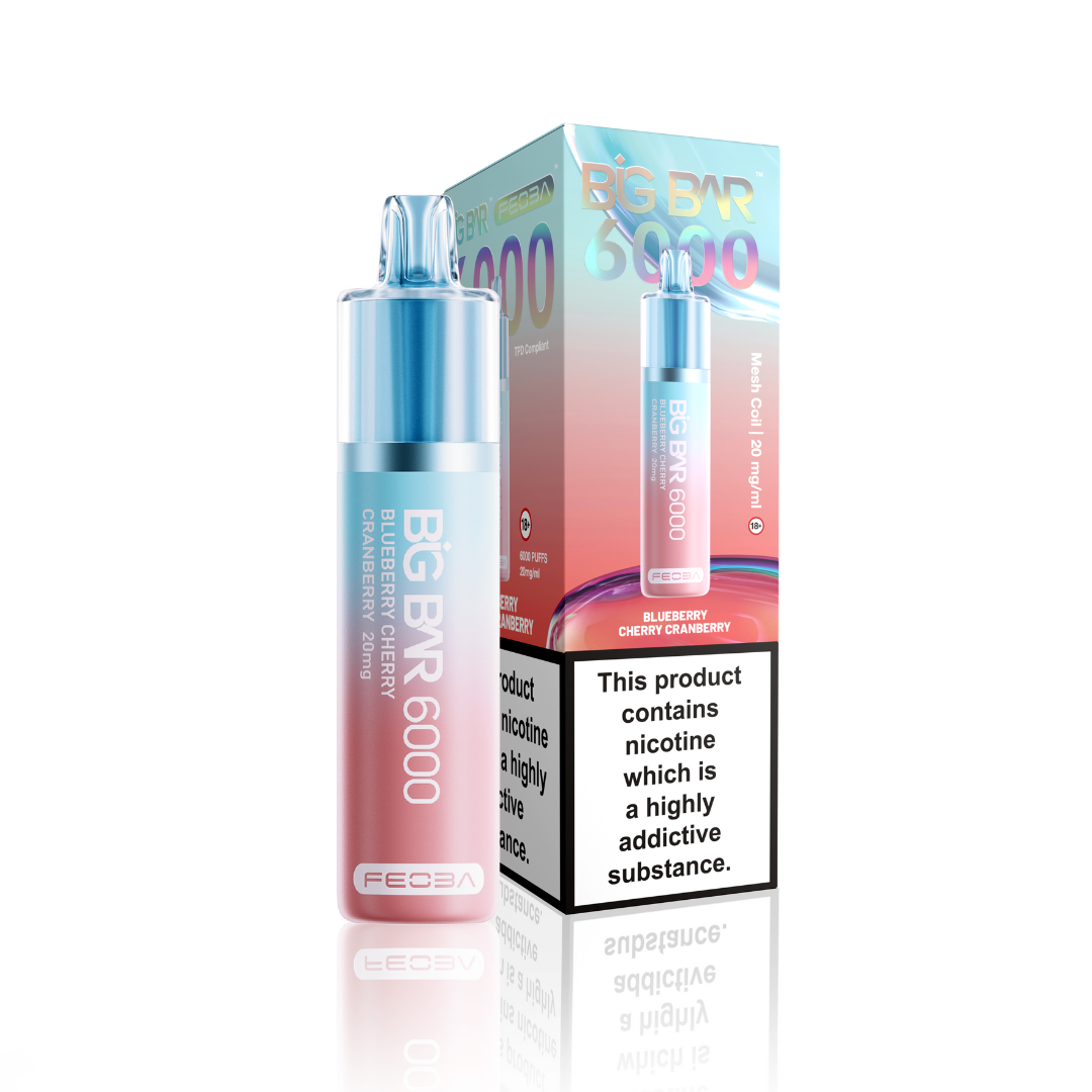 Feoba Big Bar 6000 | Rechargeable Disposable Vape | 1750mAh Battery