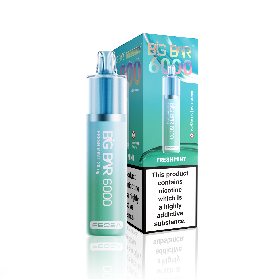 Feoba Big Bar 6000 | Rechargeable Disposable Vape | 1750mAh Battery
