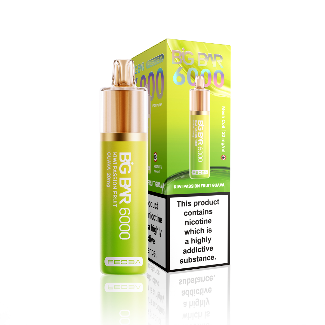 Feoba Big Bar 6000 | Rechargeable Disposable Vape | 1750mAh Battery
